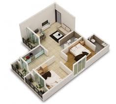 25 Two Bedroom House Apartment Floor