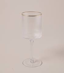 4 Pack Airley Ribbed Wine Glasses