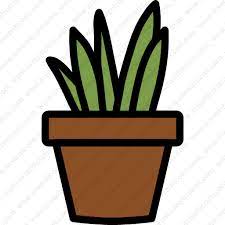 Plant Pot Vector Icon