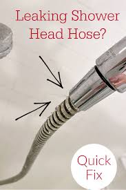 How To Fix A Leaking Shower Head Hose