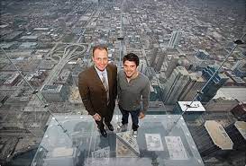 At Skydeck Chicago Willis Tower