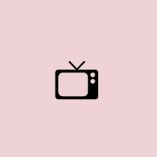 Tv Icon Pink Iphone App Design