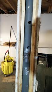 Installing Permanent Support Column In