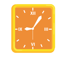 Clock With Square Shape 13367179 Png
