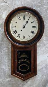 Drop Regulator School Wall Clock 1898