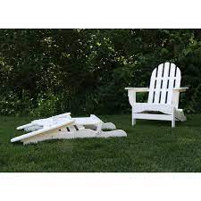 Durogreen Recycled Plastic The Adirondack Chair White