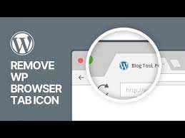 Remove Wordpress Icon From Browser Tab