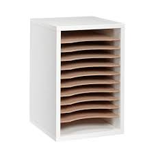 Adiroffice 11 Compartment Wood Vertical