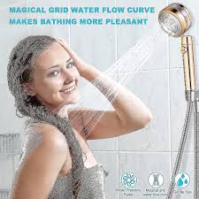 Shower Head And Hose Rotatable 360 With