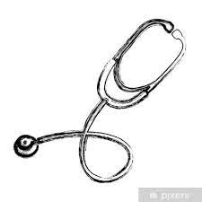 Wall Mural Profile Stethoscope