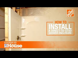 How To Install A Direct To Stud Shower