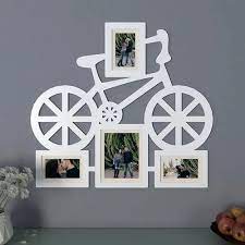 Playful Bicycle Hanging Photo Frame