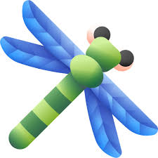 Dragonfly 3d Color Icon