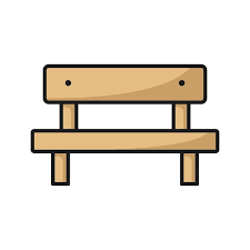 Bench Icon Vector Design Template In