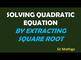 Quadratic Equation And Examples