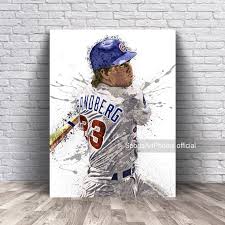 Ryne Sandberg Poster Chicago Cubs