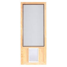 Reversible Wood Screen Door