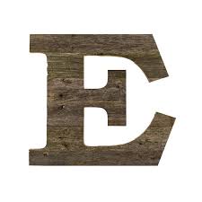 Barnwoodusa Rustic Large 16 Free Standing Natural Weathered Gray Decorative Monogram Wood Letter