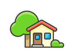 House With Garden Emoji Icon Png