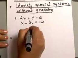 Linear Equations Solve Without Graphing