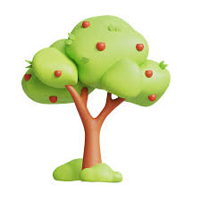 Apple Tree 3d Icon In Png Obj