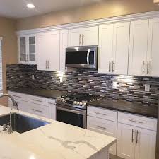 Metal Mosaic Backsplash Install