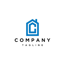 Initial Letter C House Logo Icon Design