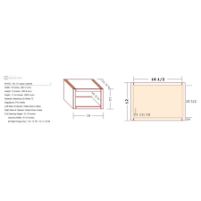 Wall Cabinet 12 High 18 Wide For One Door