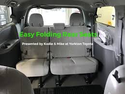 Fold Rear Seats In The 2019 Toyota