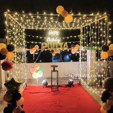 Terrace Decoration For Birthday Party