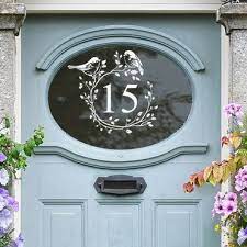 Modern House Numbers Contemporary