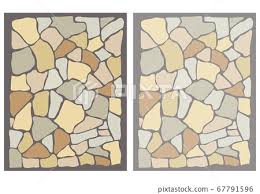 Deformed Stone Tile Wallpaper Stock