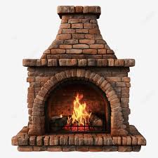 Vintage And Happy Cozy Brick Fireplace