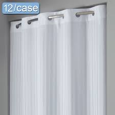 Ezee Pzee Shower Curtains White Stripe