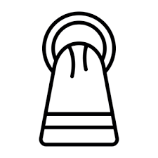 Towel Rack Line Icon Vector Towel Rack