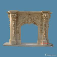 Stone Carved Fireplace China Marble