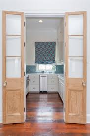 Glass And Wood Bi Fold Pantry Doors