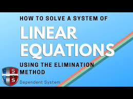 Dependent System Of Linear Equations