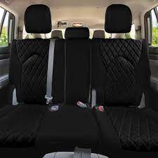 Fh Group Neoprene Custom Fit Seat Covers For 2023 Toyota Highlander Black 2nd Row Set