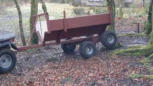 my atv log hauling trailer in forestry