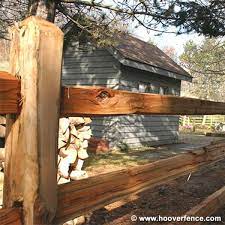 red cedar split rail fence rails