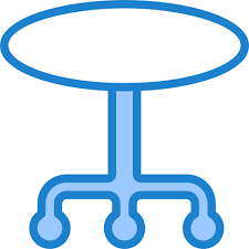 Glass Table Srip Blue Icon