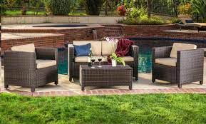 Patio Furniture 4pc Set Als