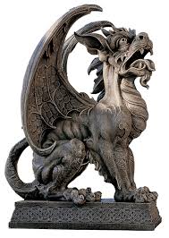 Gothic Gargoyle Dragon Sculpture Statue