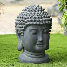 Mgo Buddha Head Garden Statue Whst255