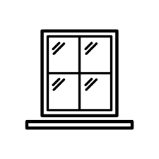 Window Icon Vector Design Template