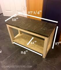 Diy Mudroom Bench From Scrap Wood