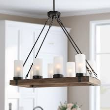 Lnc Brown Rectangular Chandelier