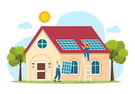 Solar Panels Vector Art Icons And