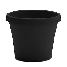 Black Plastic Planter